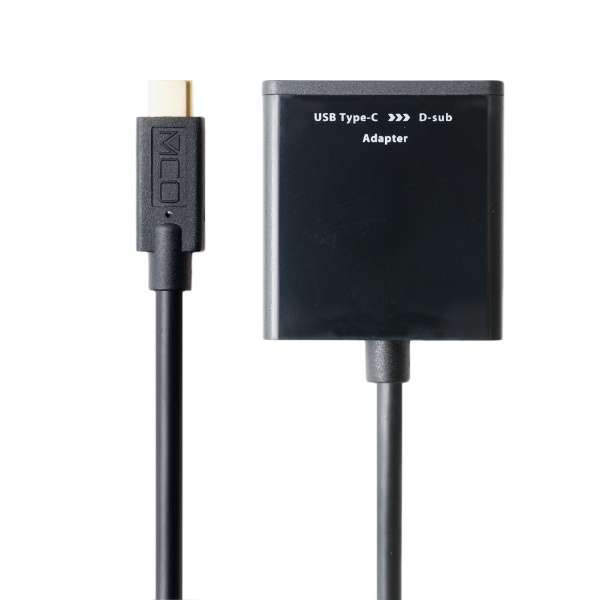 Full HD Ή USB Type-C - D-sub ϊA_v^ USA-CDS01/BK ubN_2