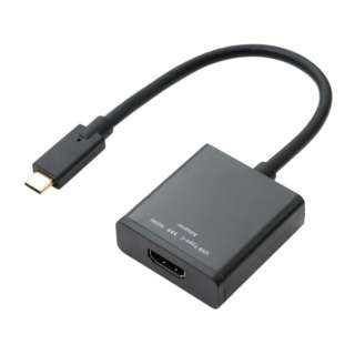 4KΉ USB Type-C - HDMI ϊA_v^ USA-CHD1/BK ubN