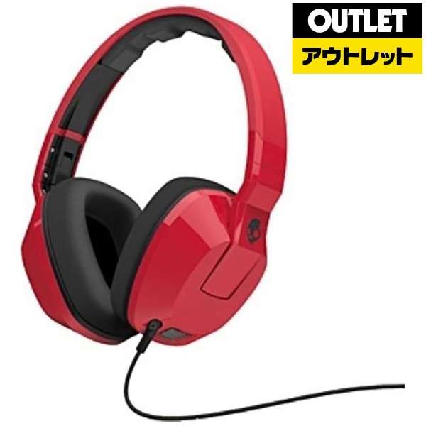 [奥特莱斯商品] 头戴式耳机Red CRUSHER[φ3.5mm小型插头][外装次品]_1