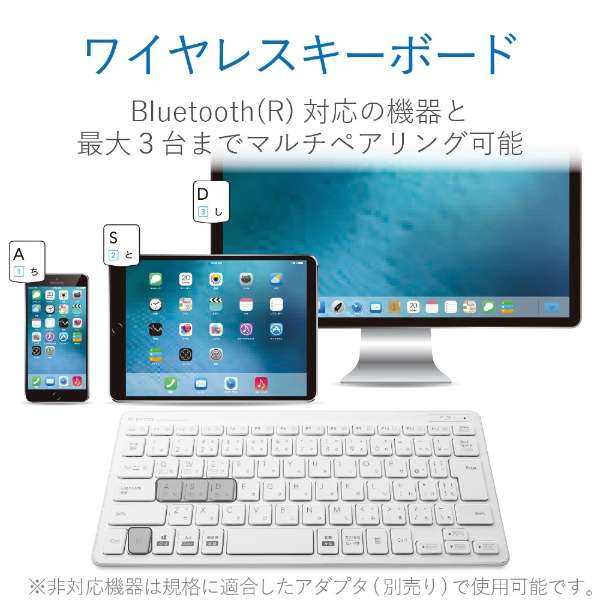 L[{[h (Android/iPadOS/iOS/Mac/Windows11Ή) zCg TK-FBP100WH [CX /Bluetooth]_2