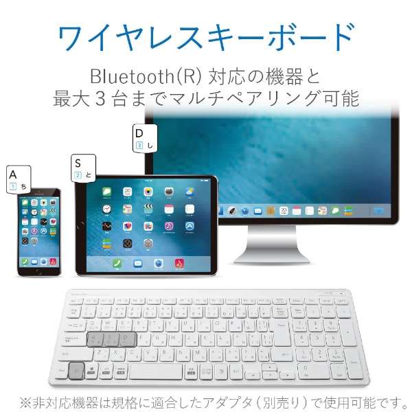 L[{[h (Android/iPadOS/iOS/Mac/Windows11Ή) zCg TK-FBP101WH [CX /Bluetooth]_2