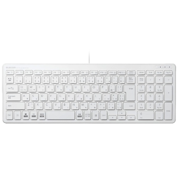 キーボード (Mac/Windows11対応) ホワイト TK-FDP098TWH [ワイヤレス /USB] エレコム｜ELECOM 通販 |  ビックカメラ.com