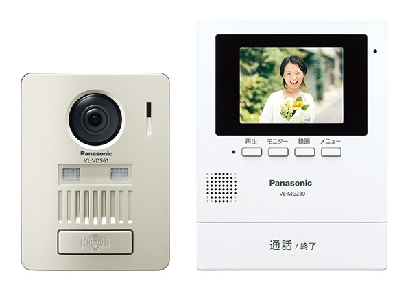 日本の職人技 玄関テレビホン 3.5型液晶モニター - カメラ
