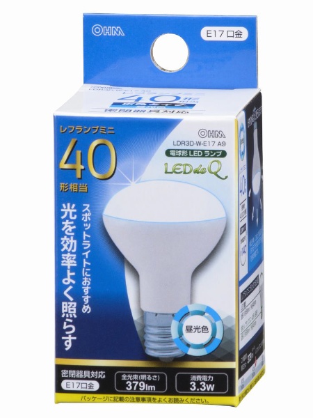 LDR6D-W A9 LED電球 LEDdeQ ホワイト [E26 /昼光色 /1個 /60W相当