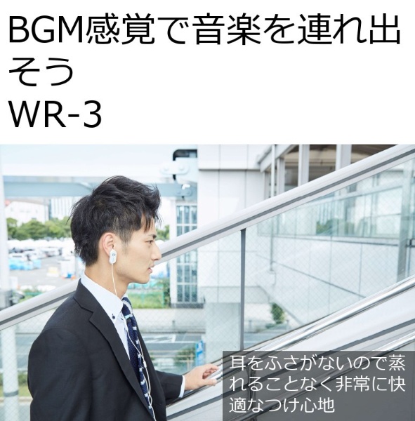 イヤホン クリップタイプ earsopen ホワイト WR-3-CL-1001 [骨伝導 /φ3.5mm ミニプラグ] BOCO｜ボコ 通販 |  ビックカメラ.com