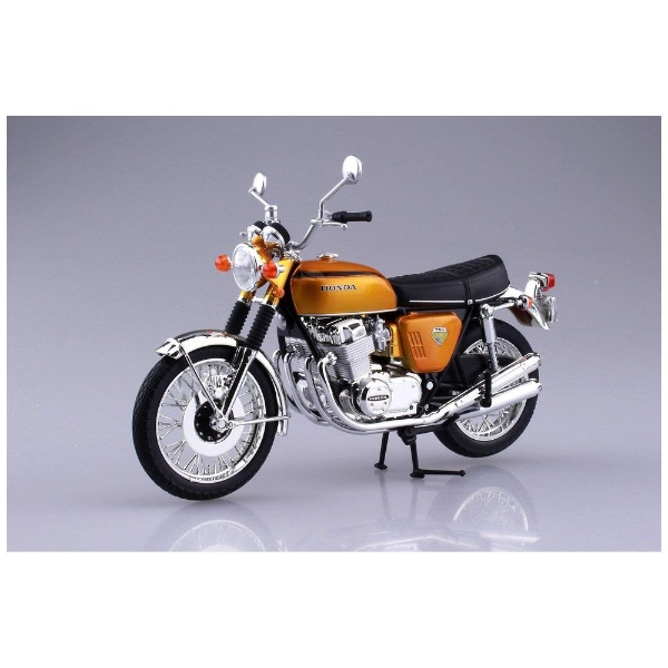 1/12 完成品バイク ホンダ CB750FOUR（K0） キャンディゴールド 青島文化｜AOSHIMA 通販 | ビックカメラ.com