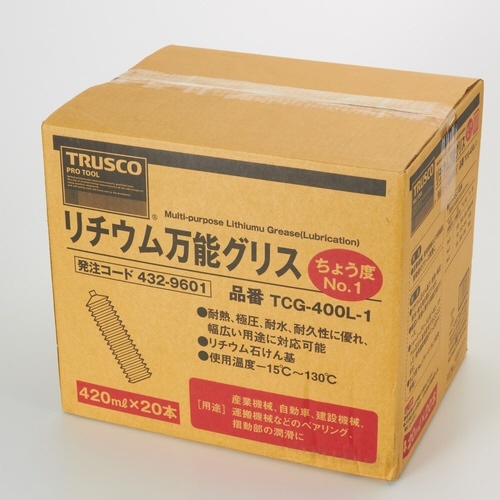 TRUSCO ﾘﾁｳﾑ万能ｸﾞﾘｽ #1 420ml TCG400L1 トラスコ中山 通販