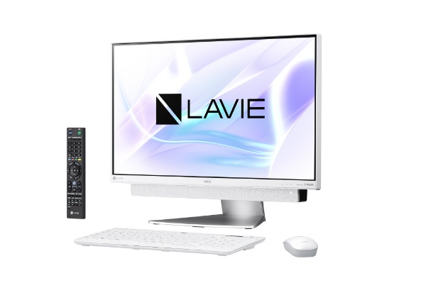 PC-DA770KAW デスクトップパソコン LAVIE Desk ホワイトシルバー [23.8型 /intel Core i7 /メモリ：8GB  /HDD：3TB /2018年春]