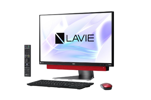 PC-DA770KAR デスクトップパソコン LAVIE Desk メタルレッド [23.8型 /intel Core i7 /メモリ：8GB  /HDD：3TB /2018年春]