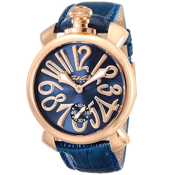 【新品未使用】 GaGa MILANO ガガミラノ 腕時計 ブルー THINCH
