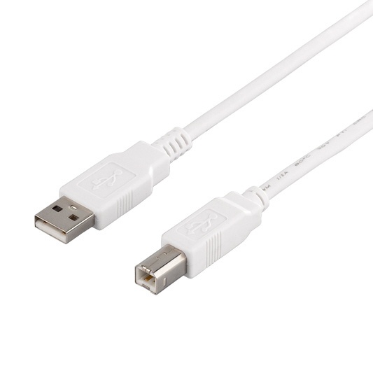 USB2.0̎ގ (A to B) Ύ܎ 1.5m BCUAB215WH ۥ磻