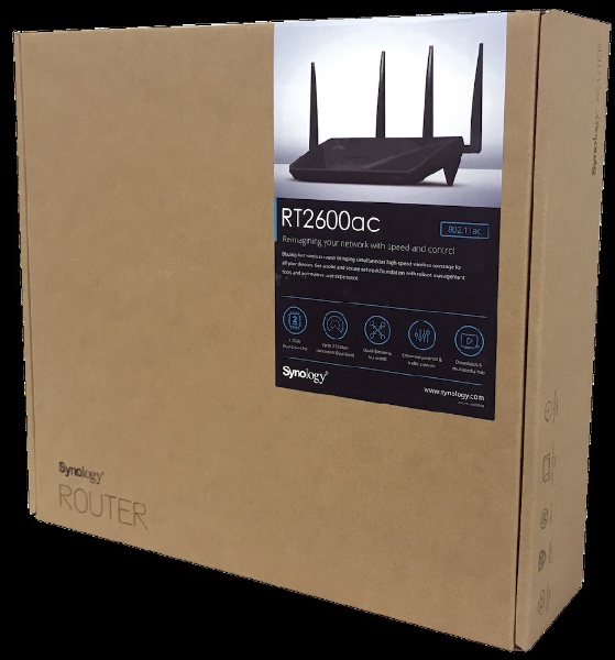 SYNOLOGY wifiルーター RT2600ac Wi-Fi 5(ac)PC周辺機器
