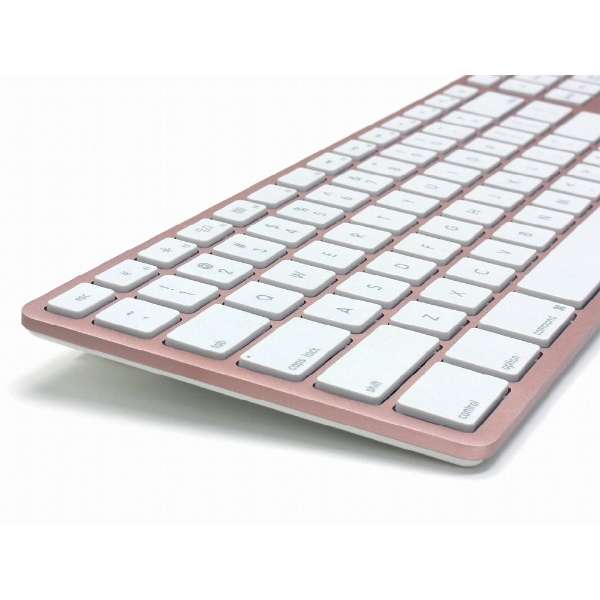 L[{[h Matias Wireless Aluminum Keyboard Rose Gold FK418BTRG [Bluetooth /CX]_5