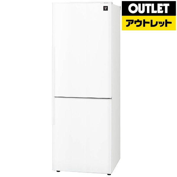 【アウトレット品】 SJ-PD27C-W 冷蔵庫 ホワイト系 [2ドア /右開きタイプ /271L] 【生産完了品】