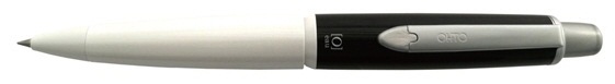 [水性ボールペン]ノックローラー オー ホワイト（ボール径：0.5mm、 インク色：黒） CBK-15E-WT ホワイト CBK-15E-WT
