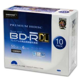 HDVBR50RP10SC ^pBD-R PREMIUM HIDISC zCg [10 /50GB /CNWFbgv^[Ή]