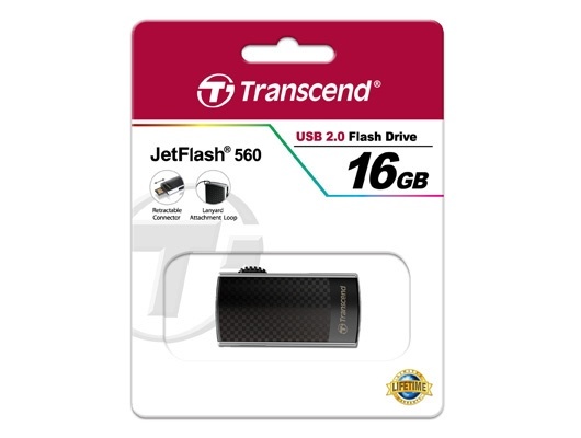 TS16GJF560 USBメモリ JetFlash 560 ブラック [16GB /USB2.0 /USB TypeA /キャップ式]  トランセンドジャパン｜Transcend 通販