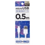 mmicro USBn o͑ΉP[u 2A 0.5m WH