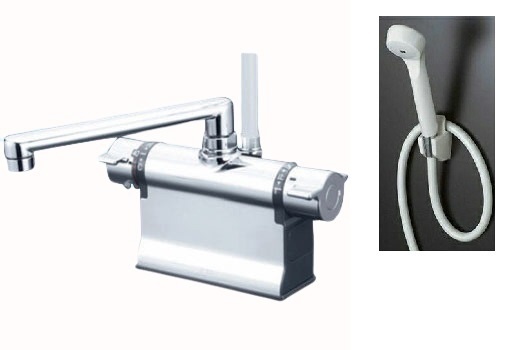 水栓 ケーブイケー KVK KF800TS2 浴室用水栓 サーモスタット式シャワー - 3