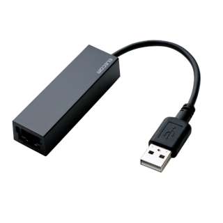 LANϊA_v^ [USB-A IXX LAN] 100MbpsΉ(Chrome/Mac/Windows11Ή) ubN EDC-FUA2-B