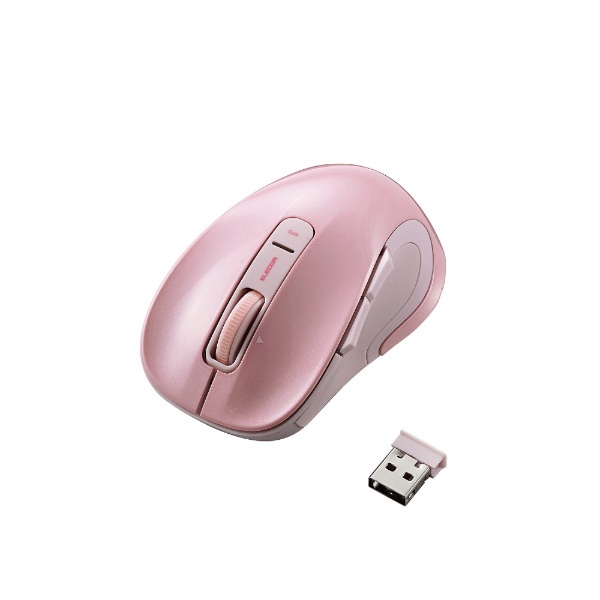 マウス ピンク M-NK01DBSPN [BlueLED /無線(ワイヤレス) /5ボタン /USB] エレコム｜ELECOM 通販 