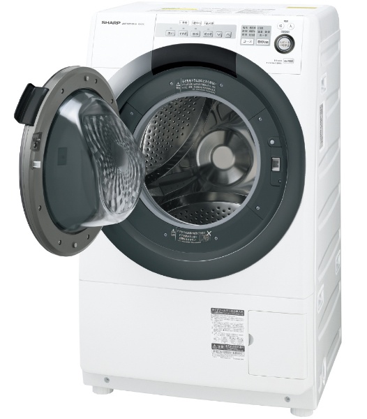 ES-S7C-WL ドラム式洗濯乾燥機 ホワイト系 [洗濯7.0kg /乾燥3.5kg /ヒーター乾燥(水冷・除湿タイプ) /左開き]  【お届け地域限定商品】
