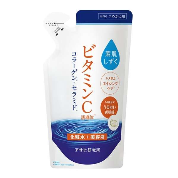 素肌しずく ビタミンｃ化粧水 ビタミンｃ誘導体 180ml つめかえ用 化粧水 アサヒグループ食品 Asahi Group Foods 通販 ビックカメラ Com