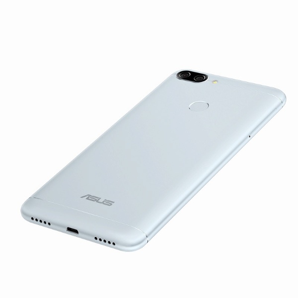Zenfone Max Plus M1 アズールシルバー 「ZB570TL-SL32S4」 5.7型・メモリ/ストレージ： 4GB/32GB  nanoSIMx2　SIMフリースマートフォン