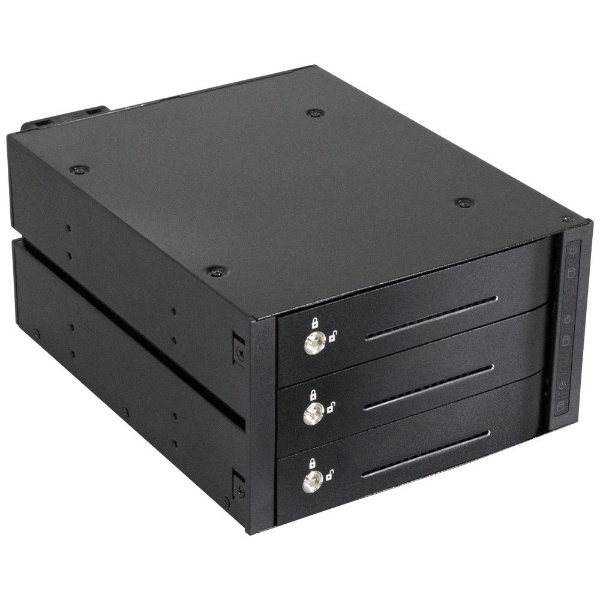 センチュリー　SATA 3.5インチHDD×3台搭載可能 HDDマウントラック iStarUSA　BPN-DE230SS-BK2