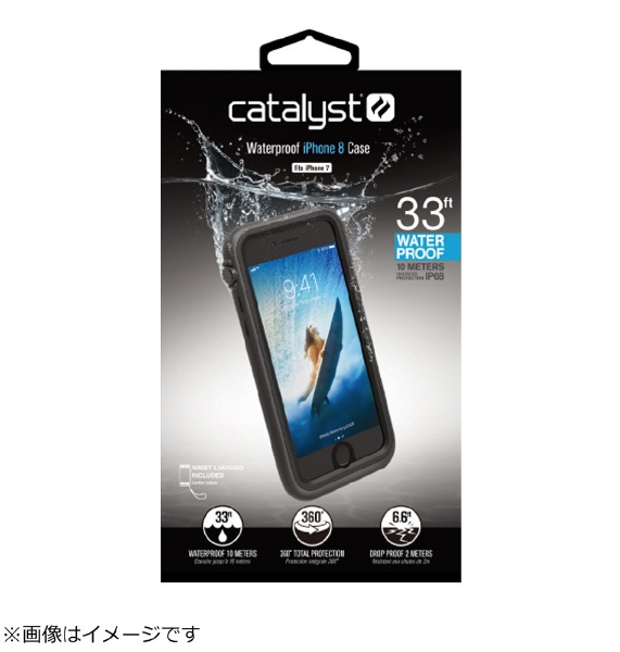 iPhone 8／7 完全防水ケース ブラック CT-WPIP174-BK