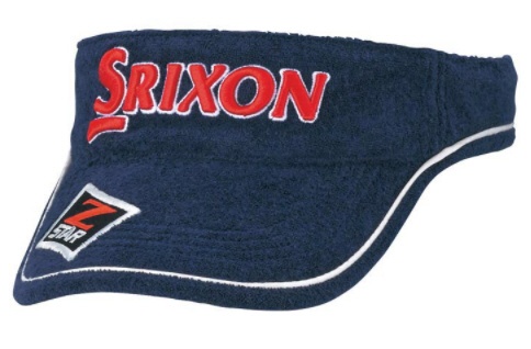パイルバイザー SRIXON スリクソン 国産品 フリーサイズ 40％OFFの激安セール ベルクロ式 SMH8330X ネイビー