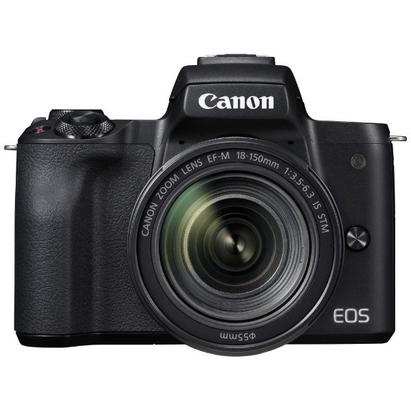 EOS Kiss M ミラーレス一眼カメラ EF-M18-150 IS STM レンズキット ブラック EOSKISSMBK18150ISSTM  [ズームレンズ]