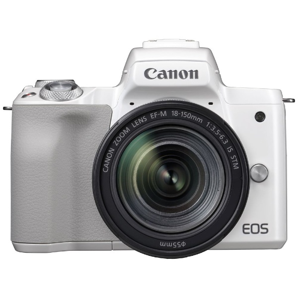 EOS Kiss M ミラーレス一眼カメラ EF-M18-150 IS STM レンズキット ホワイト EOSKISSMWH18150ISSTM  [ズームレンズ]
