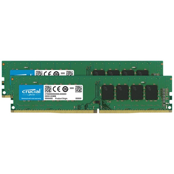 増設メモリ　デスクトップ用 Crucial 16GB Kit DDR4-2666 UDIMM 8GB×2枚組 CT2K8G4DFS8266 [DIMM  DDR4 /8GB /2枚]