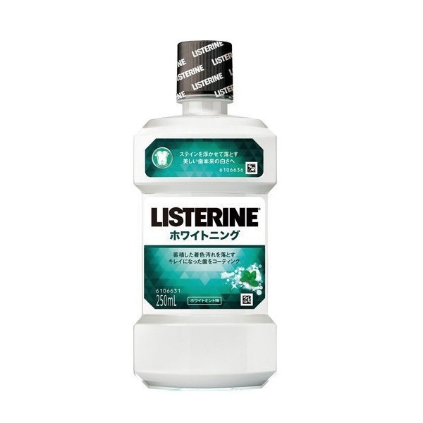 LISTERINE（薬用リステリン） マウスウォッシュ ホワイトニング 250ml ジョンソン＆ジョンソン｜JohnsonJohnson 通販 |  ビックカメラ.com