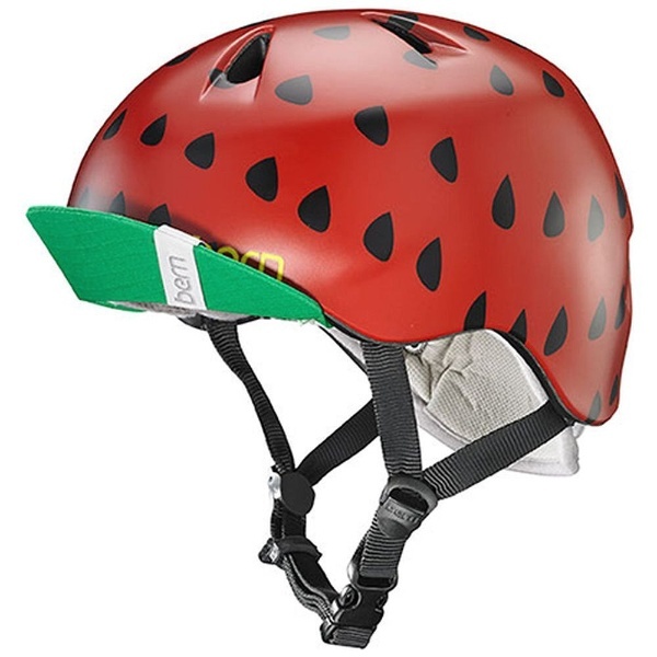 子供用ヘルメット NINA ALL SEASON （Satin Red Strawberry/ S-Mサイズ：51.5～54.5cm）  BE-VJGSRSV-12 BERN｜バーン 通販