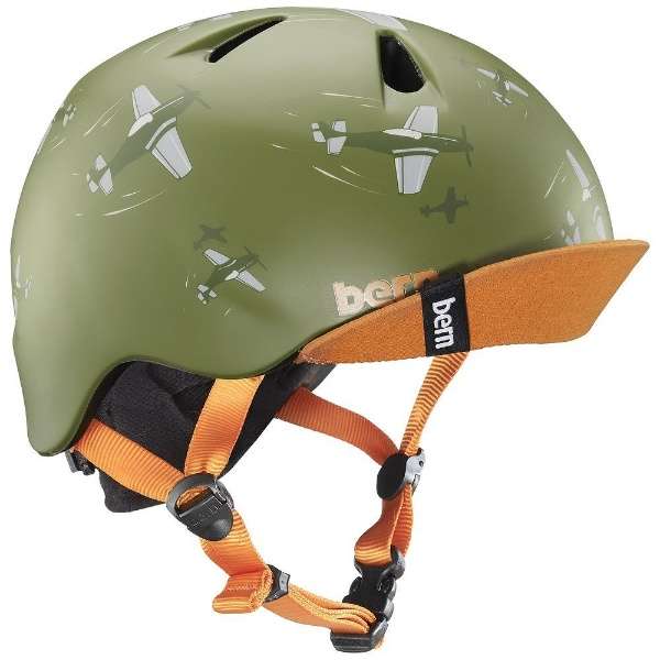 子供用ヘルメット NINO ALL SEASON （Matte Green Dogfight/ XS-Sサイズ：48～51.5cm） BE-VJBMGDV-11_1