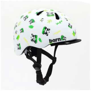 幼児用ヘルメット TIGRE ALL SEASON （Satin White Panda Logo/ XXSサイズ：47～51cm） BE-BB00Z18SWP-10