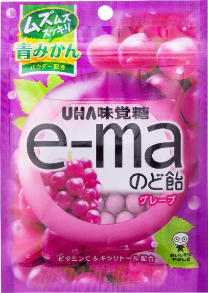 e-maのど飴ｸﾞﾚｰﾌﾟ(中袋)50G UHAピピン 通販 | ビックカメラ.com