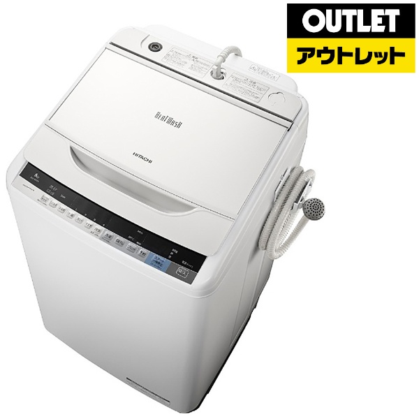 全自動洗濯機 ビートウォッシュ ホワイト BW-V80F-W [洗濯8.0kg /乾燥 