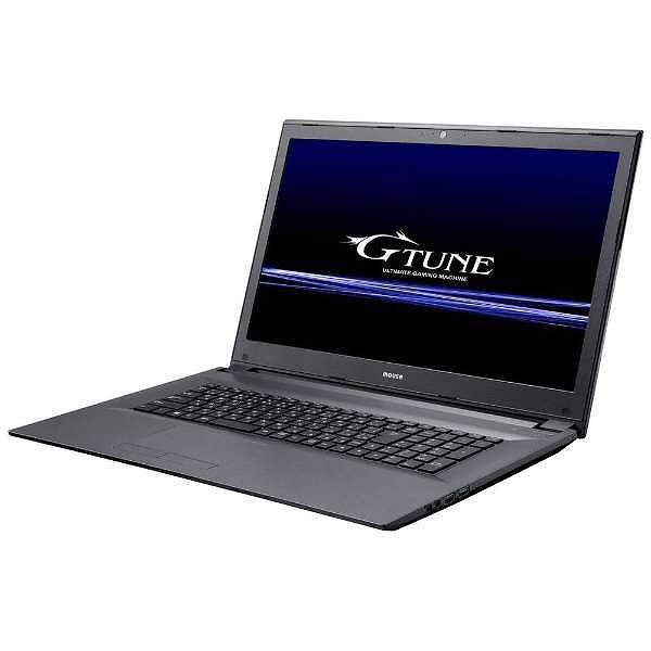 ゲーミングノートパソコン G-TUNE NGN17HKM8S2H2X5TW ブラック [GTX1050 Ti /17.3型