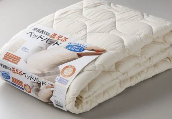 【ベッドパッド】東京西川の洗えるベッドパッド　ウール(シングルサイズ）