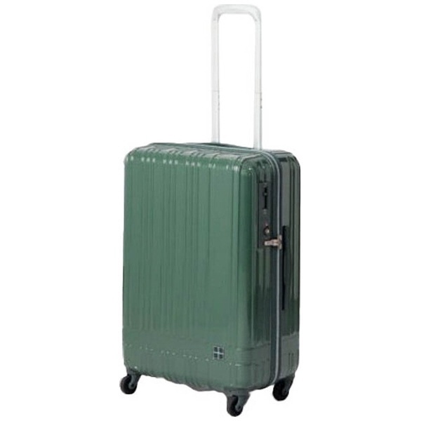 スーツケース ジップタイプ 60L hands＋（ハンズプラス）ライト グリーン 16H+TT002-GR [TSAロック搭載]