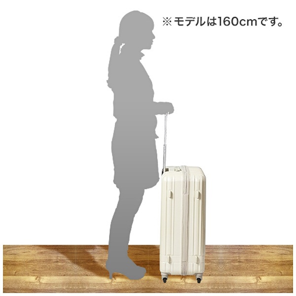 スーツケース ジップタイプ 60L hands＋（ハンズプラス）ライト グリーン 16H+TT002-GR [TSAロック搭載]