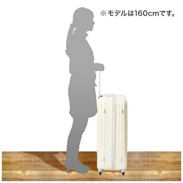 スーツケース ジップタイプ 90L hands＋（ハンズプラス）ライト レッド 16H+TT003-RD [TSAロック搭載]