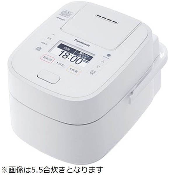 SR-VSX188-W 炊飯器 Wおどり炊き ホワイト [1升 /圧力IH]