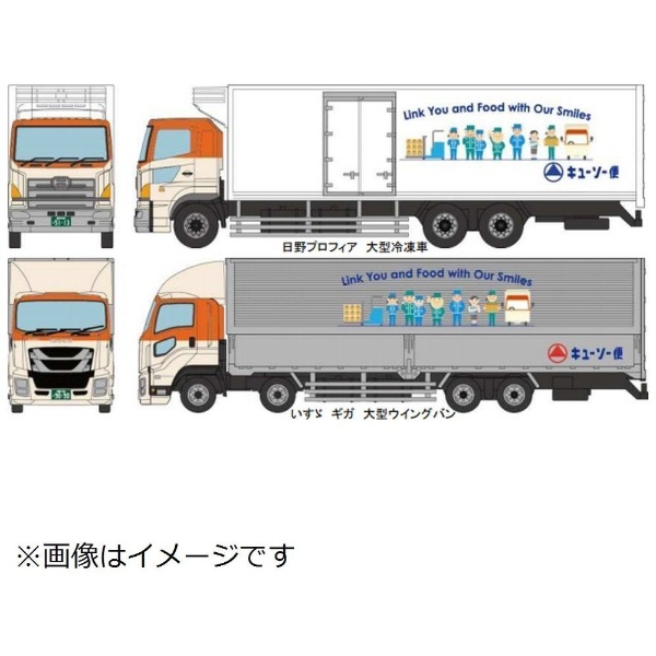 ザ・トラックコレクション キユーソー便 大型トラックセット トミーテック｜TOMY TEC 通販