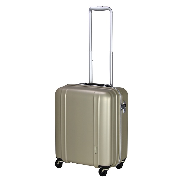 軽量スーツケース ハードジッパー 格安 42L ZER2088-46 マットゴールド TSAロック搭載 特売
