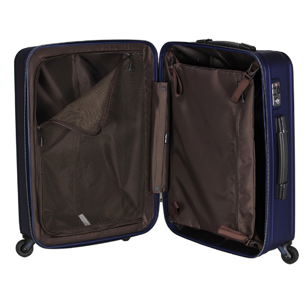 軽量スーツケース ハードジッパー 60L マットワイン ZER2088-56 [TSA