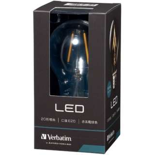 LDA2R-G/FCV1 LED電球 バーベイタム（Verbatim） [E26 /電球色 /1個 /20W相当 /一般電球形 /全方向タイプ]_1